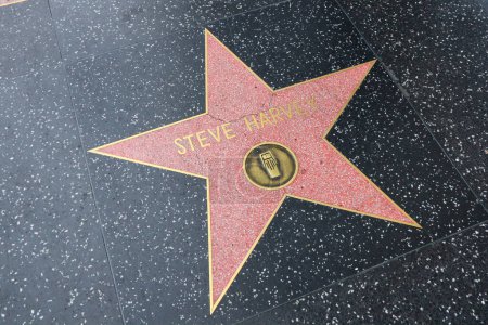 Téléchargez les photos : Hollywood (Los Angeles), Californie 29 mai 2023 : Étoile de Steve Harvey sur Hollywood Walk of Fame, Hollywood Boulevard - en image libre de droit