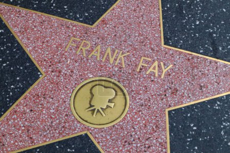 Téléchargez les photos : Hollywood (Los Angeles), Californie 29 mai 2023 : Étoile de Frank Fay sur Hollywood Walk of Fame, Hollywood Boulevard - en image libre de droit