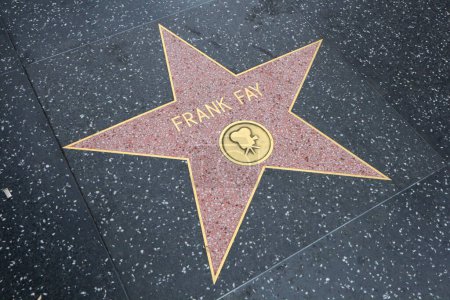 Photo for Hollywood (Los Angeles), California  May 29, 2023: Star of Frank Fay on Hollywood Walk of Fame, Hollywood Boulevard - Royalty Free Image