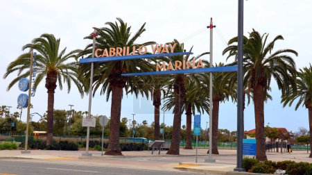 Foto de San Pedro (Los Ángeles) California 2 de junio de 2023: El puerto deportivo de Cabrillo en San Pedro, Puerto de Los Ángeles - Imagen libre de derechos