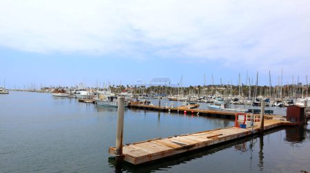 Téléchargez les photos : San Pedro (Los Angeles) Californie 2 juin 2023 : La Marina de Cabrillo à San Pedro, port de Los Angeles - en image libre de droit