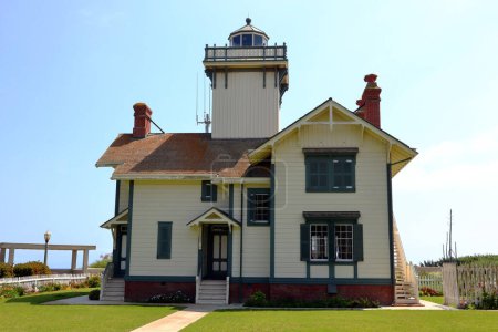 Foto de San Pedro (Los Ángeles), California: Point Fermin Lighthouse, Distrito de San Pedro, Puerto de Los Ángeles - Imagen libre de derechos