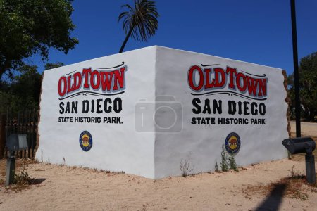 Foto de SAN DIEGO, California - 30 de junio de 2023: Parque Histórico Estatal de San Diego - Imagen libre de derechos