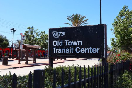Photo for SAN DIEGO, California - June 30, 2023: MTS Old Town Transit Center - Royalty Free Image