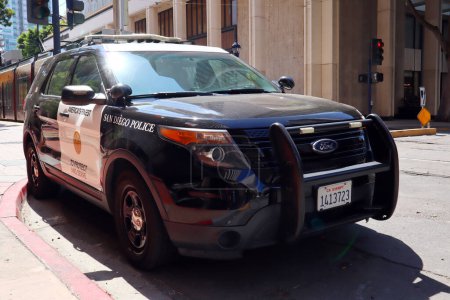 Photo for SAN DIEGO, California  June 30, 2023: San Diego Police Department Car - Royalty Free Image