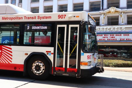 Photo for SAN DIEGO, California - June 30, 2023: San Diego MTS Metropolitan Transit System Bus - Royalty Free Image