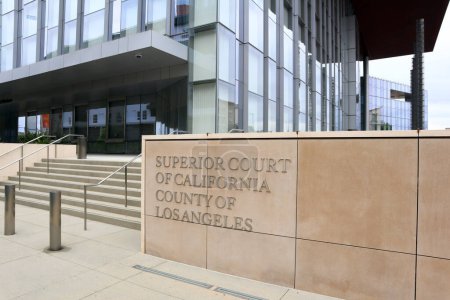 Photo for Long Beach, California  June 5, 2023: Superior Court of California, County of Los Angeles, Governor George Deukmejian Courthouse at 275 Magnolia Ave, Long Beach - Royalty Free Image