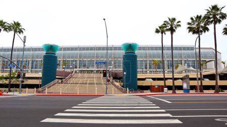 Photo for Long Beach, California  June 5, 2023: Long Beach Convention Center at 300 E Ocean Blvd, Long Beach - Royalty Free Image