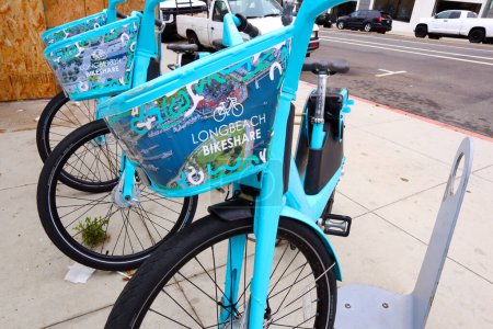Téléchargez les photos : Long Beach, Californie 5 Juin, 2023 : Long Beach Bike Partager - en image libre de droit