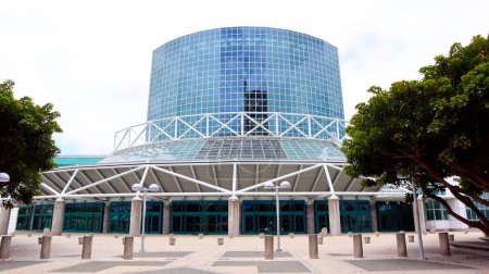 Foto de Los Ángeles, California 8 de junio de 2023: LOS ÁNGELES CONVENTION CENTER ubicado en el centro de Los Ángeles - Imagen libre de derechos