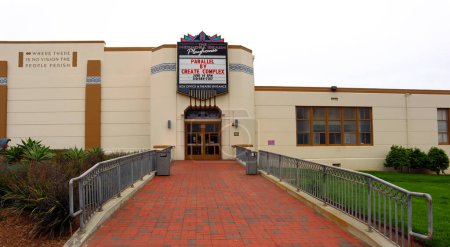 Foto de Hermosa Beach (LA County), Califorina 14 de junio de 2023: The HERMOSA BEACH Playhouse Community Theatre at 710 Pier Ave, Hermosa Beach - Imagen libre de derechos