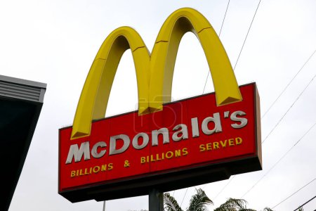 Photo for Los Angeles, California  June 16, 2023: McDonald's fast food restaurant. - Royalty Free Image