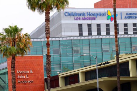 Photo for Los Angeles, California  June 16, 2023: CHLA - Children's Hospital Los Angeles, located in the East Hollywood district of Los Angeles - Royalty Free Image