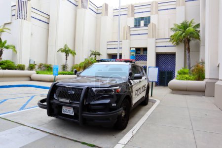 Photo for Beverly Hills, California  July 3, 2023: BEVERLY HILLS Police Department car - Royalty Free Image