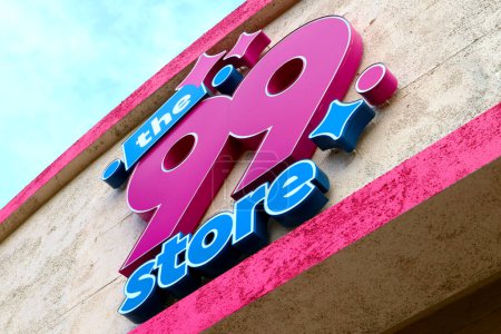 Photo for Los Angeles, California  September 22, 2023: The 99 Store, American price-point retailer chain - Royalty Free Image