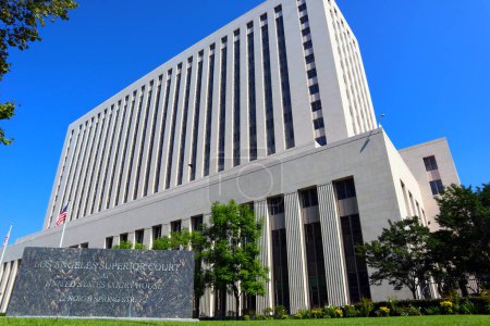 Foto de Los Ángeles, California 23 de septiembre de 2023: United States Court House in Downtown Los Angeles - Imagen libre de derechos