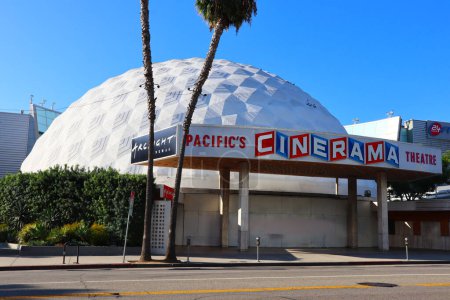 Photo for Hollywood (Los Angeles), California  September 26, 2023: The Dome Entertainment Centre, Cinerama Dome located at 6360 Sunset Blvd, Los Angeles - Royalty Free Image