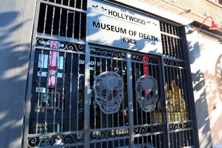 Foto de Los Angeles, California 26 de septiembre de 2023: Hollywood Museum of Death at 6363 Selma Ave, Hollywood, Los Angeles - Imagen libre de derechos