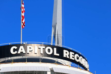 Photo for Los Angeles, California  September 26, 2023: Capitol Records Building located at 1750 Vine St, Los Angeles - Royalty Free Image