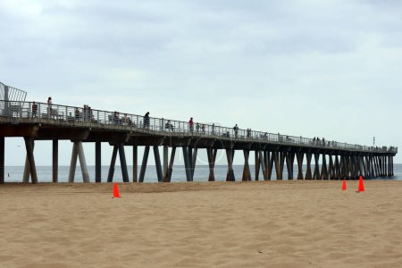Foto de Vista del muelle de Hermosa Beach (Condado de Los Ángeles), California - Imagen libre de derechos