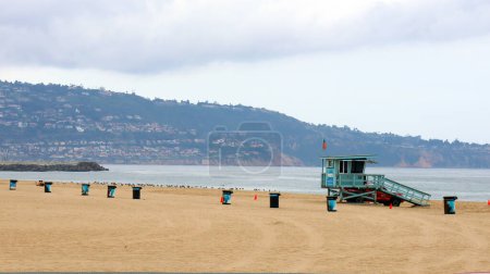 Téléchargez les photos : Vue de la plage de Hermosa (comté de LA), Californie - en image libre de droit