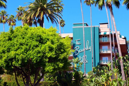 Téléchargez les photos : Beverly Hills, Californie 2 octobre 2023 : The Beverly Hills Hotel at 9641 Sunset Boulevard, Beverly Hills, Californie - en image libre de droit