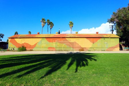 Foto de Los Ángeles (Distrito de San Pedro), California 7 de noviembre de 2023: Museo Fort MacArthur dedicado a la preservación e interpretación de la historia de Fort MacArthur, Ejército de EE.UU. - Imagen libre de derechos
