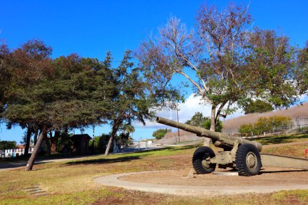 Foto de Los Ángeles (Distrito de San Pedro), California 7 de noviembre de 2023: Museo Fort MacArthur dedicado a la preservación e interpretación de la historia de Fort MacArthur, Ejército de EE.UU. - Imagen libre de derechos