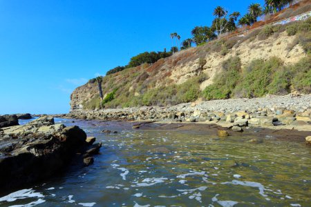 Foto de Vista de WHITE POINT BEACH, San Pedro (Los Ángeles California) - Imagen libre de derechos