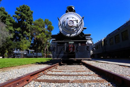Photo for Los Angeles, California  October 3, 2023: TRAVEL TOWN MUSEUM, railway museum dedicated of history of railroad transportation in the western United States from 1880 to the 1930s located at 5200 Zoo Dr - Royalty Free Image