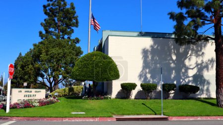 Téléchargez les photos : Industry (Los Angeles), Californie 14 octobre 2023 : City of Industry Sherift's Department Station, Community Services Center - en image libre de droit