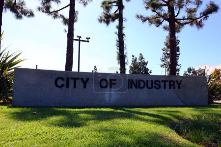 Photo for Industry (Los Angeles), California: Entrance of The City of Industry, a city in the San Gabriel Valley, in eastern Los Angeles County, California - Royalty Free Image