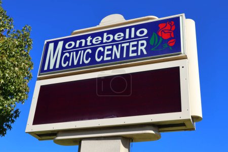 Photo for Montebello, California  October 30, 2023: Montebello Civic Center located at 1600 W Beverly Blvd, Montebello  Los Angeles County - Royalty Free Image