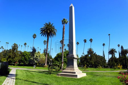 Photo for Los Angeles, California - October 16, 2023: Hollywood Forever Cemetery, the final resting place of hundreds of Hollywood legends and most dynamic cultural event center located at 6000 Santa Monica Blvd - Royalty Free Image