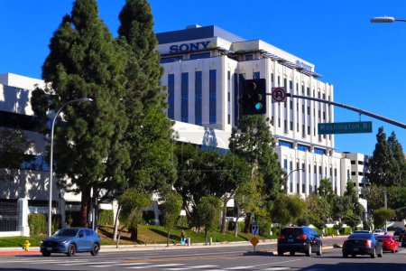 Téléchargez les photos : Culver City, Californie - 21 novembre 2023 : Sony Pictures Studios, complexe américain de studios de télévision et de cinéma situé à Culver City - en image libre de droit