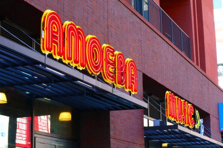 Téléchargez les photos : Hollywood, Californie - 5 octobre 2023 : Amoeba Music Store situé au 6200 Hollywood Blvd - en image libre de droit