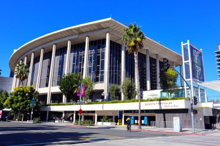 Photo for Los Angeles, California - October 7, 2023: The Music Center, Dorothy Chandler Pavilion, LA Opera located at 135 N Grand Ave, Los Angeles - Royalty Free Image