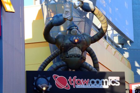 Foto de Universal City, Hollywood, California - 3 de octubre de 2023: TFAW Things From Another World, tienda de cómics, juguetes y objetos de colección en CityWalk at Universal Studios Hollywood - Imagen libre de derechos