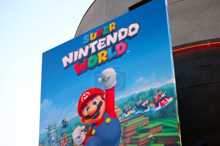 Photo for Universal City, Hollywood, California  October 3, 2023: SUPER NINTENDO WORLD STORE on CityWalk at Universal Studios Hollywood - Royalty Free Image