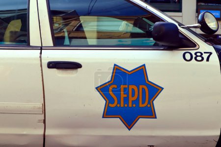 Photo for San Francisco, California - October 25, 2023: SFPD San Francisco Police Department Car - Royalty Free Image