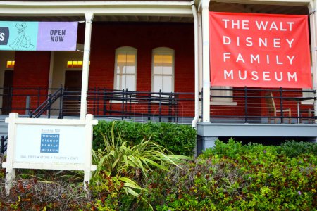 Photo for San Francisco, California - October 24, 2023: The Walt Disney Family Museum, American museum that features the life and legacy of Walt Disney. The museum is located in The Presidio of San Francisco - Royalty Free Image