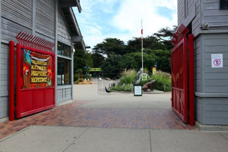 Photo for San Francisco, California - October 25, 2023: San Francisco Zoo located at Sloat Blvd and Upper Great Hwy - Royalty Free Image