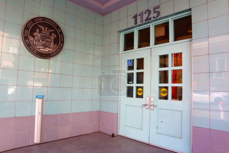 Photo for San Francisco, California - October 20, 2023: SFPD San Francisco Police Department, Northern District Police Station located at 1125 Fillmore St, San Francisco - Royalty Free Image