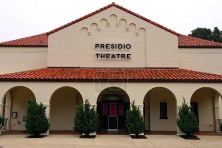 Photo for San Francisco, California - October 24, 2023: Presidio Theatre, located in the Presidio National Park site in San Francisco - Royalty Free Image