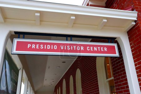 Photo for San Francisco, California - October 24, 2023: Presidio Visitor Center, the place to find what there is to do in the Presidio National Park site in San Francisco - Royalty Free Image