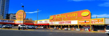 Photo for Las Vegas, Nevada - 7 December 2023: Las Vegas, Nevada: Bonanza Gift Shop, General Store, Mini Market and Liquor Store located at 2400 S Las Vegas Blvd, Las Vegas, NV - Royalty Free Image