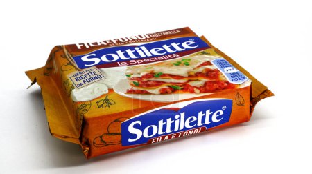 Photo for Rome, Italy - February 17, 2024: Sottilette, Sliced Cheese by Mondelez International - Royalty Free Image