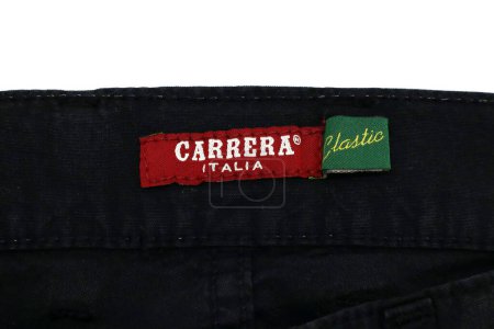 Photo for Rome, Italy - April 9, 2024: Carrera Jeans, Italian denim brand established and developed in Verona in the 1960s - Royalty Free Image
