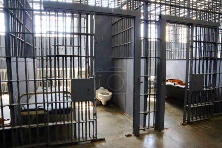 Foto de Los Ángeles, California - 5 de mayo de 2024; Prisión Penitenciaria, vista dentro de una celda - Imagen libre de derechos