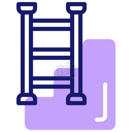 Photo for Ladder icon, vector illustration simple design - Royalty Free Image